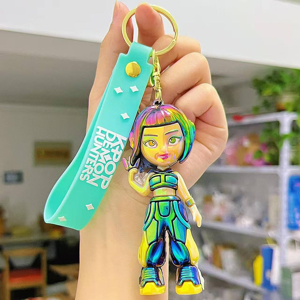 Electroplated Witch Hunters Keychain Pendant Witch Hunters KPOP Rumimira Key Accessories