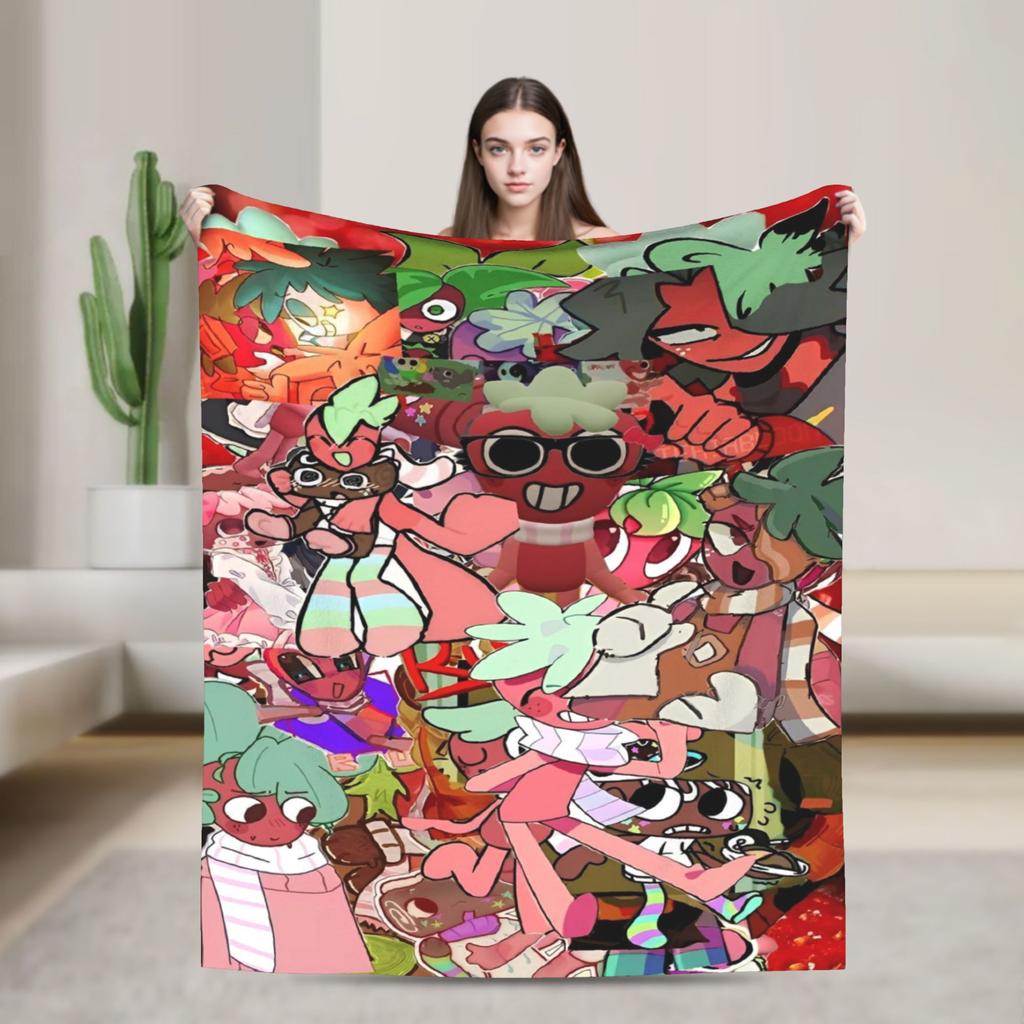 Dandys World Pebble Blanket Fleece Novelty Warm Throw Blankets for Bedding Lounge Spring Autumn