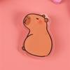 9 шт./компл. брошь капибара милый мультяшный значок в виде животного значки на сумку с изображением животных украшения для одежды для детей подарки для друзей