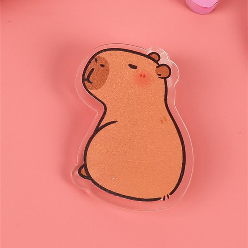 9 шт./компл. брошь капибара милый мультяшный значок в виде животного значки на сумку с изображением животных украшения для одежды для детей подарки для друзей