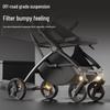 Lightweight Reversible Baby Stroller with Shock Absorption and High Landscape Feature for Newborns.