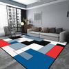 Modern Geometric Carpet Flannel Living Room Home Luxury Nordic Decor Home Large Area Mat Bedsdie Washable Bedroom Rug Lounge