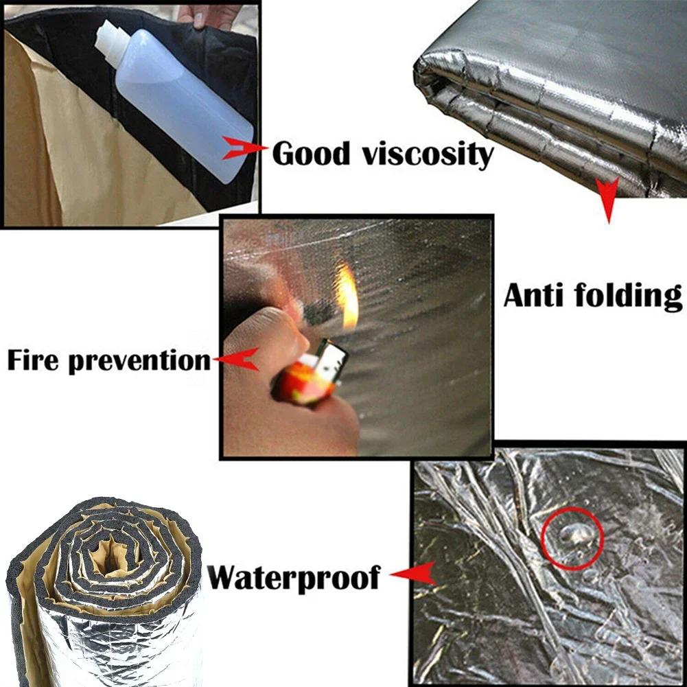 Accessory Sound Proofing Foam Car Chassis Closed Door Insulation Interior 100x40cm Tail Box 5mm Cover Deadening