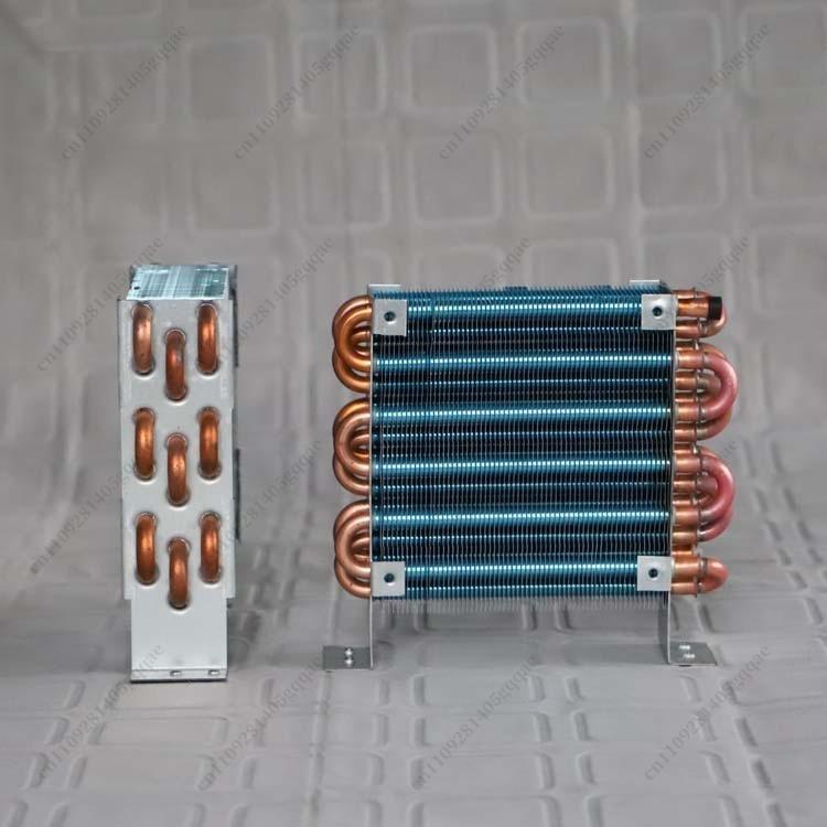 CP3X6X120 Микро Мини Конденсатор Медный Трубчатый Ребристый Радиатор Испаритель с Воздушным Охлаждением с 120 Однорядным Вентилятором