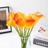 6 шт. искусственных цветов каллы лилии букет искусственный цветок для домашнего декора спальни своими руками свадебные центральные украшения букеты украшение для вечеринки