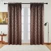 1 шт. LOZUJOJU 50-60% затемнение коричневый европейский жаккард затемнение шторы с балдахином для гостиной спальни домашний декор
