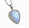 Rainbow Moonstone Pendant, Pear Shape Gemstone Pendant, Minimalist Necklace Pendant for Women