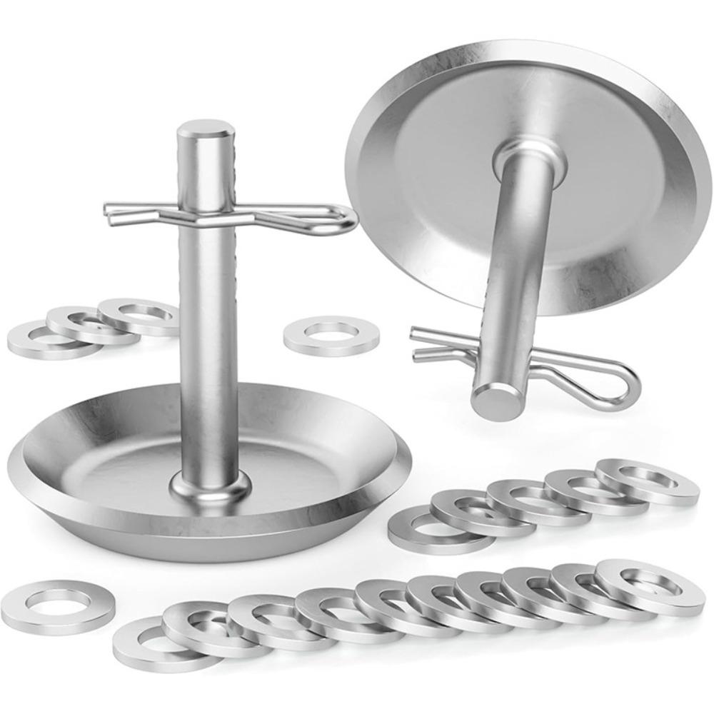 Heavy Duty Steel Replacement Skids Round Shaft Snow Plow Feet Snow Plow Skid Shoe Plow Protection