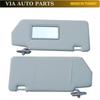 Interior Sun Visor Kit 2pcs Left Right for Albea OEM 98812617 98812619