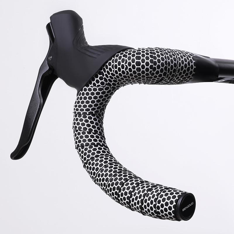 Bicycle Handlebar Wrap With Honeycomb Pattern Breathable Nonslip Pu Eva For Cycling Enthusiasts