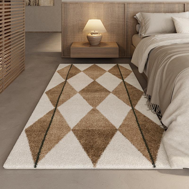 Simple Long Carpet Living Room Dirt Resistant Sofa Carpet Bedroom Bedside Carpet Bay Window Mat