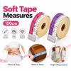 Double-Sided Markings Body Measuring Ruler 150cm Flat Ruler  for Sewing and Body Measurements