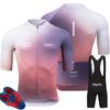 Mens Cycling Jersey Set Road Mountain Bikes Breathable Stretch Wear