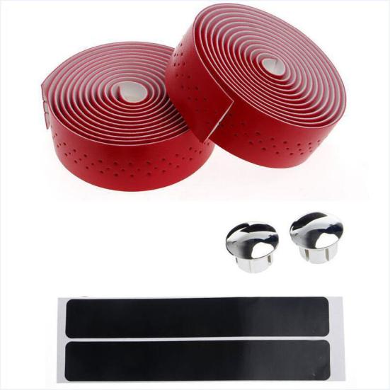 2 шт. Велосипед с фиксированной передачей, Дорожный велосипед, Руль, Пористые ремешки, Ленты, Велосипедные принадлежности