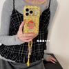 Цветочная юбка, маленькая косичка, маленькая нефритовая цепочка для iPhone17promax Apple 16 чехол для мобильного телефона 15 Новый 14