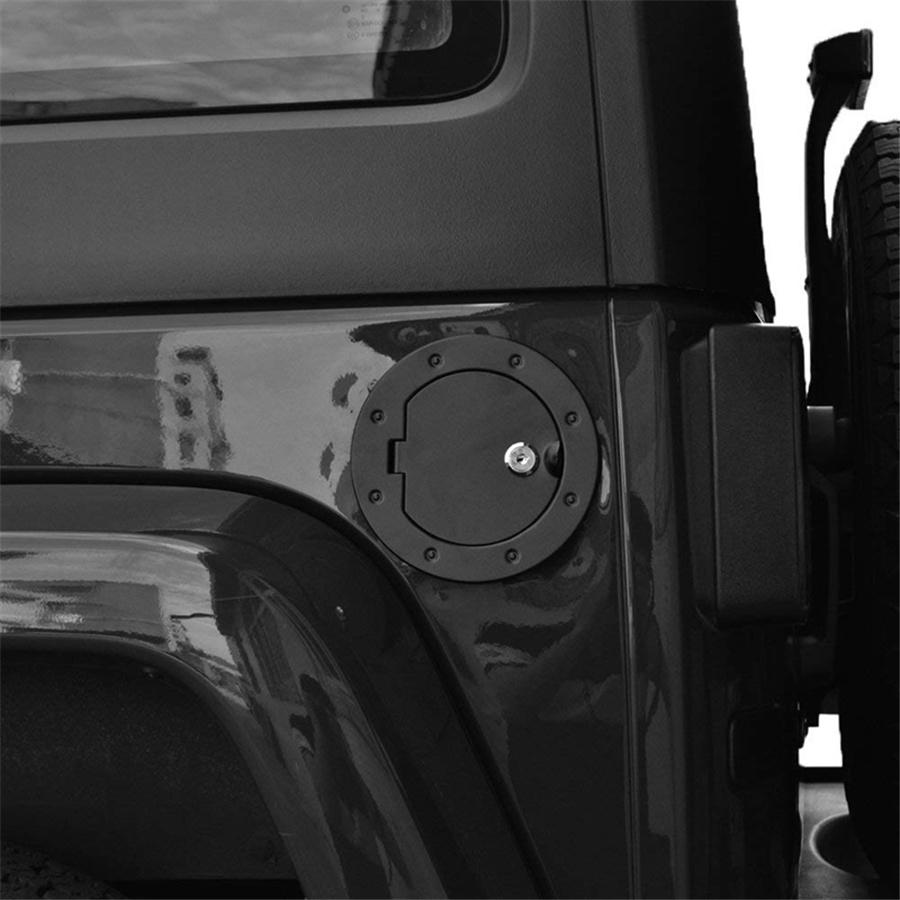 Крышка бензобака с замком, крышка лючка бензобака для 2007-18 Jeep Wrangler JK JKU A