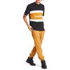 Timberland Color Block Round Neck Printed Short Sleeve T-Shirt Men Tops Black A22S1P56