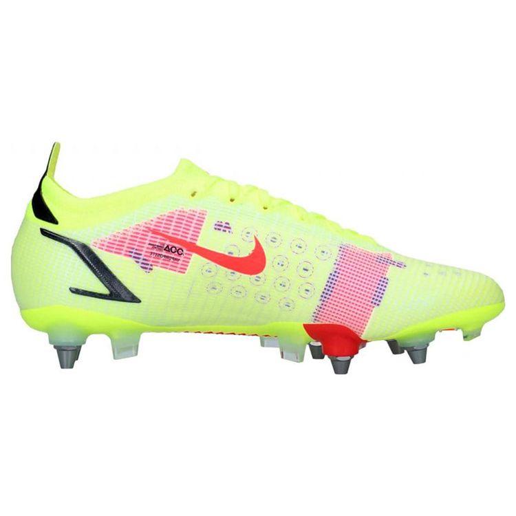 Nike Мужские кроссовки Mercurial Vapor 14 Elite SG Pro Motivation Pack Желтый Вольт Ярко-малиновый DD3687-761
