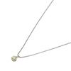 Diamond Necklace with Chain Pure Platinum Single Natural Pendant Platinum Certificate of Authenticity [PURÉZZA] Women's Semi-Long 0.4ct (Card Type)