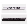 3D ABS Серебристый Черный Эмблема Логотипа AWD Наклейка Значок Задней Крышки Багажника Автомобиля Для XE XJL F-PACE Наклейка AWD Аксессуары для Автостайлинга