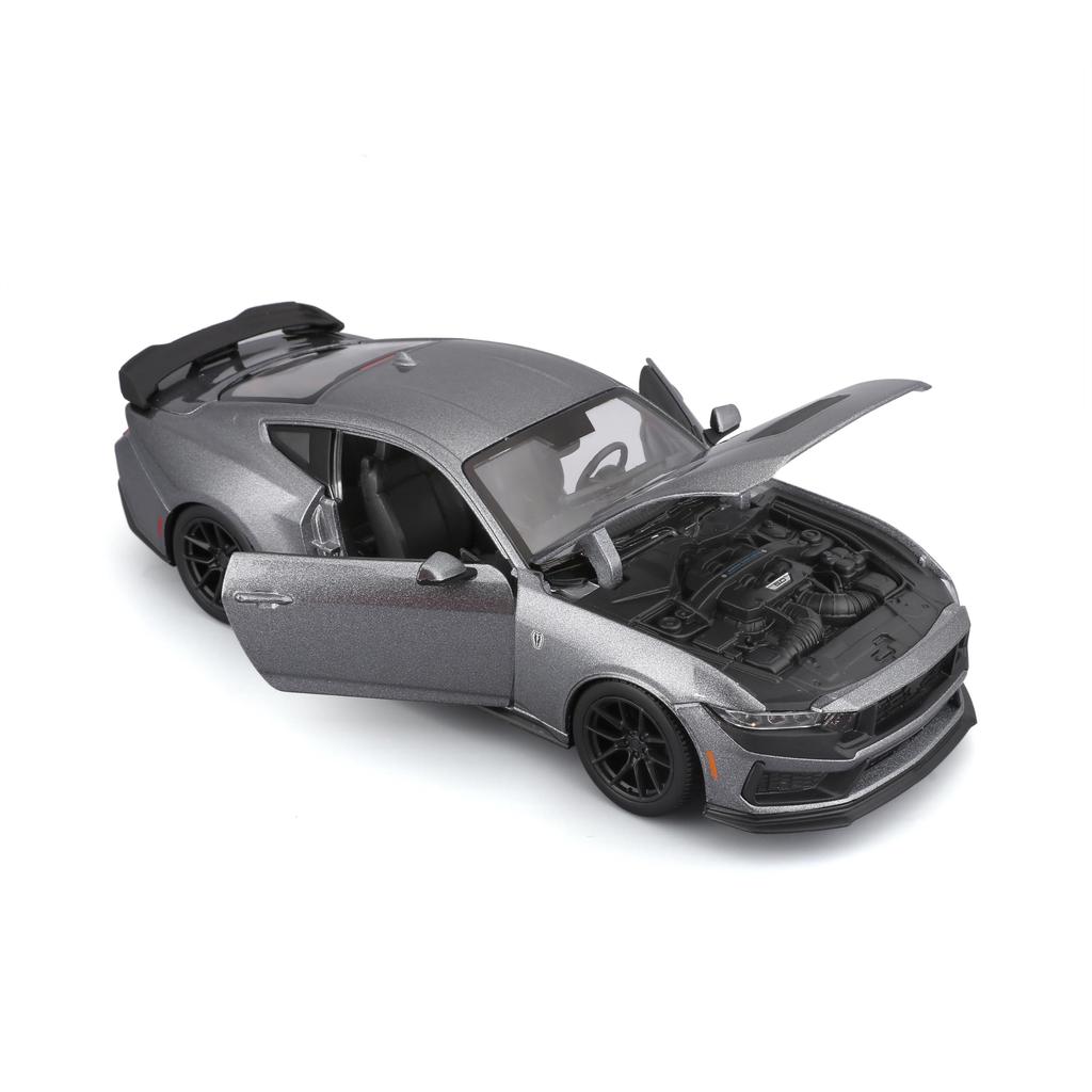 Maisto Ford Mustang Dark Horse 2024 Серый Металлическая Модель Готовый Продукт 32925 GY 1/24 / Автомобиль,