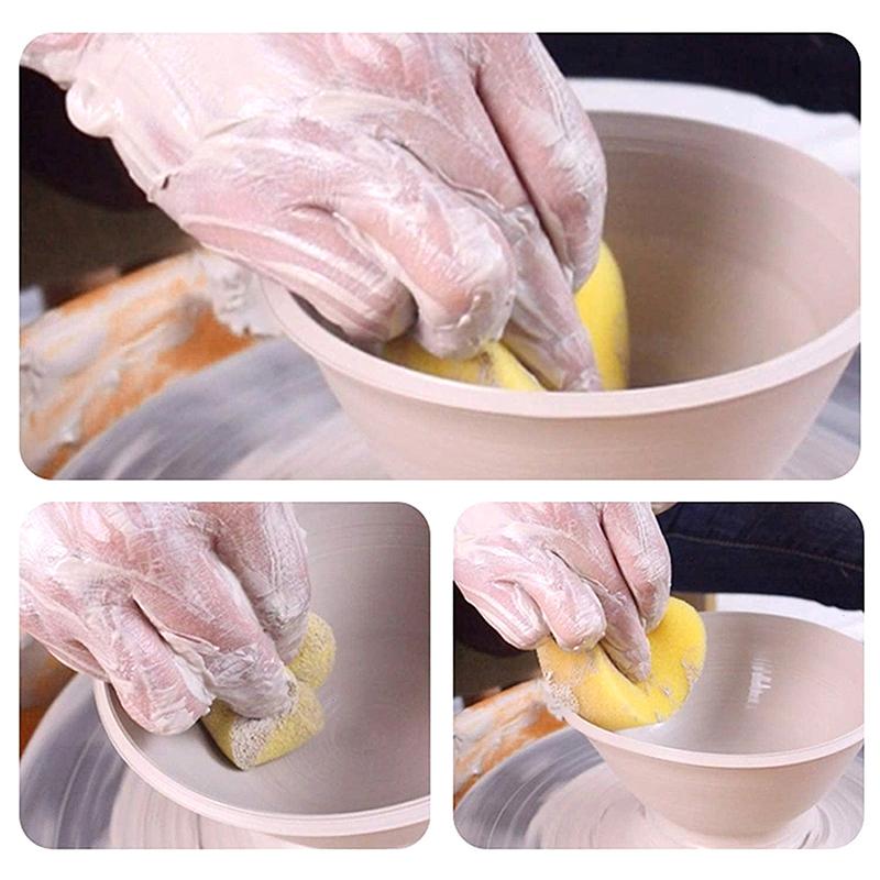 10/20 шт. круглой формы керамическая губка для метания воды впитывающая пена керамика скульптура глина пена для чистки глины инструменты для рисования