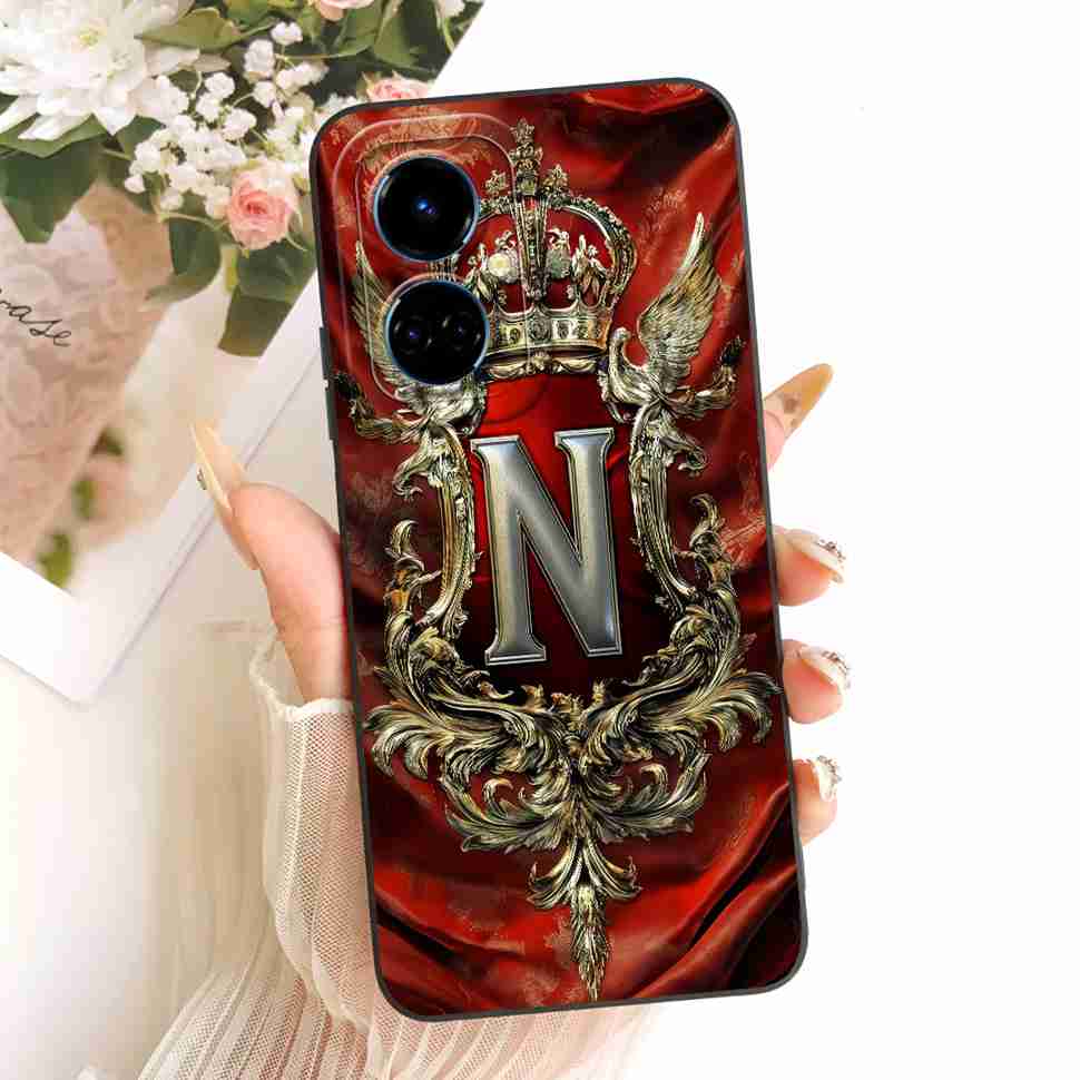 For Tecno Camon 19 Pro Case Cute Crown Letters Cover Phone Case For Camon 19 Camon19 Pro Soft Silicone Bags