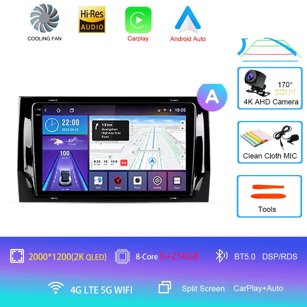 Автомобильный радиоприемник Android 14 для Skoda Kodiaq 2016–2021 Karoq NU7 2017–2021, мультимедийный видеоплеер, навигация, стерео GPS Andro