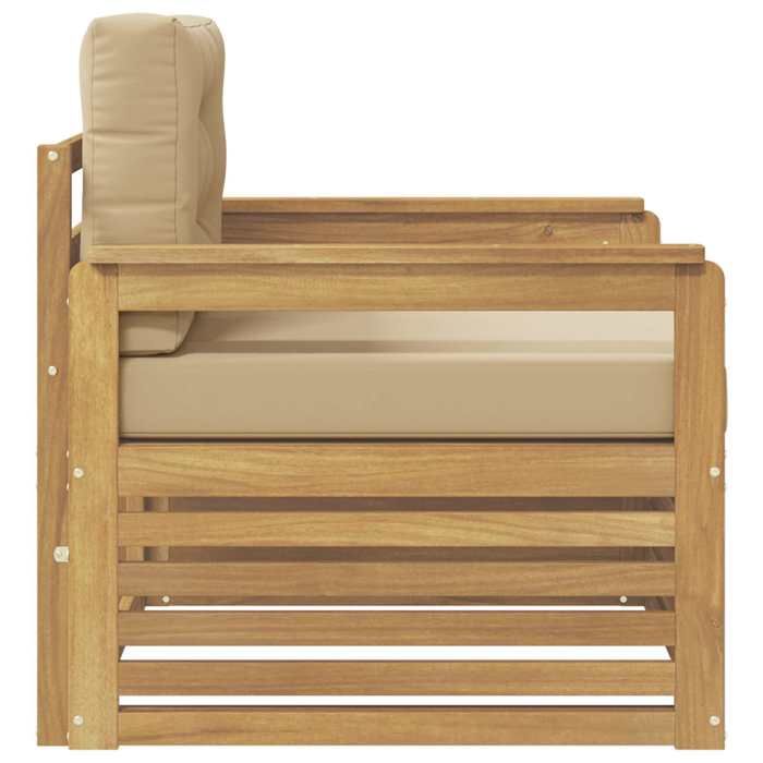 Maison Exclusive - Canapé d’extérieur Polyester Blanc