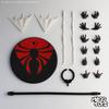 Оригинальная фигурка Человека-паука Mess Toys Черный костюм Сосед Симбиот Messtoys Алый Сосед Фигурка Действия Ct Черный Красный Человек-Паук