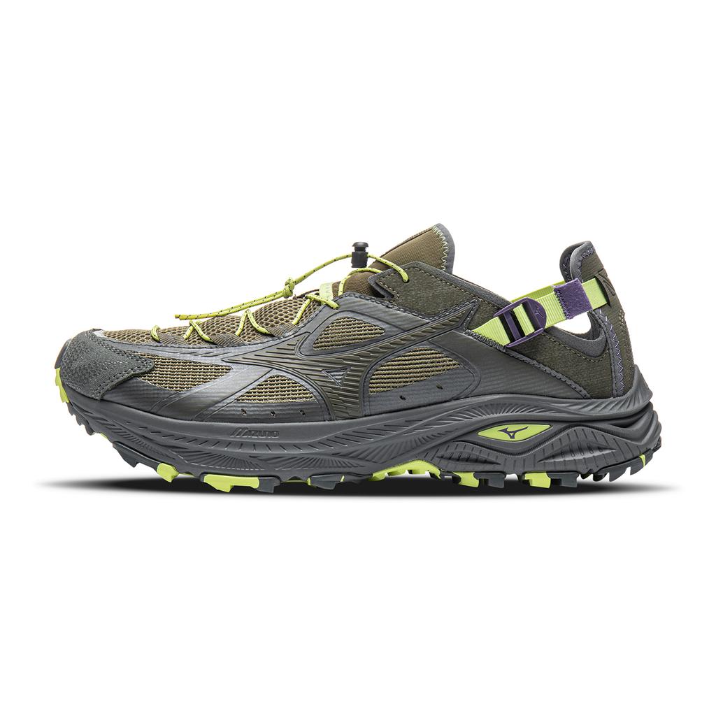 Mizuno Низкие кроссовки для треккинга по реке, унисекс, коричнево-зеленые, D1GH261202