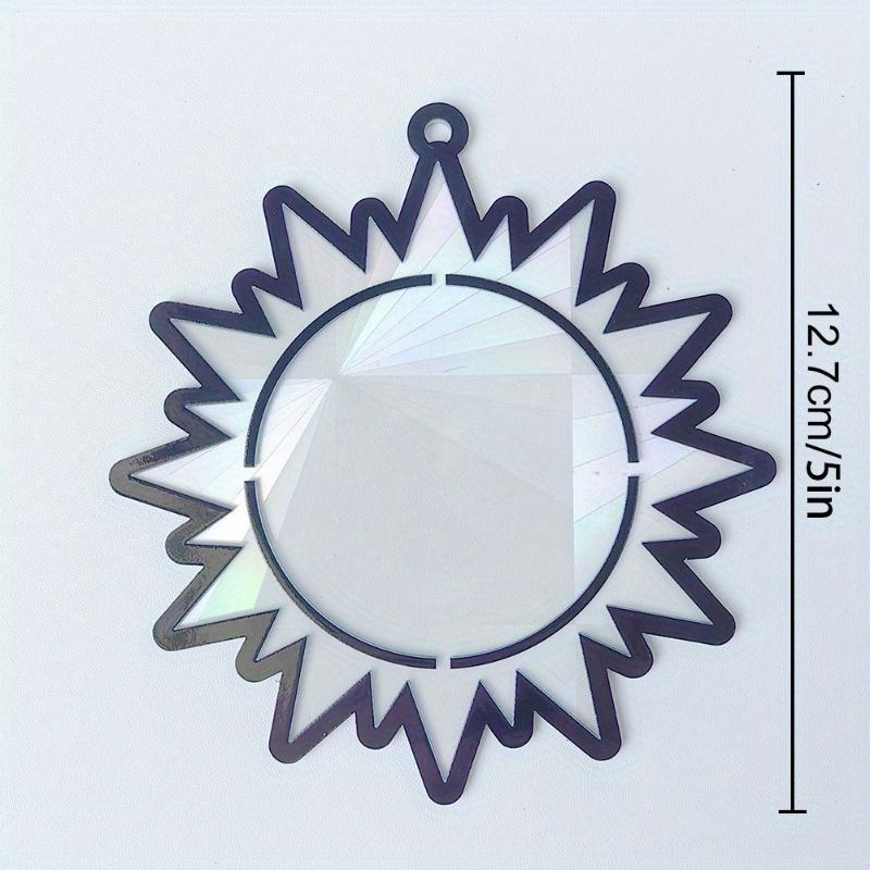 Sun Catcher PVC Self Adhesive Glass Window Stickers Cat Moth Energy Suncatcher Wallpaper Rainbow Prisms Sticker Sunlight Decals