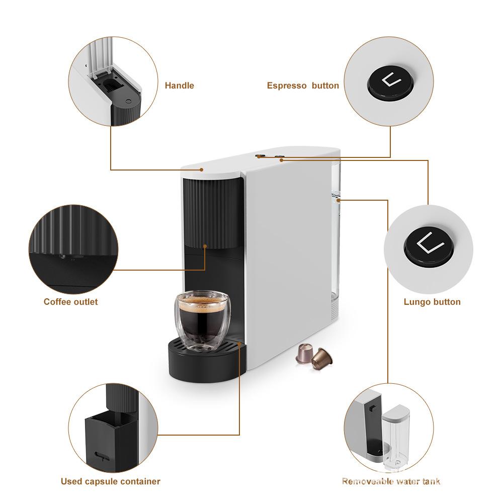 Fully Automatic Espresso Capsule Coffee Machine Home Office