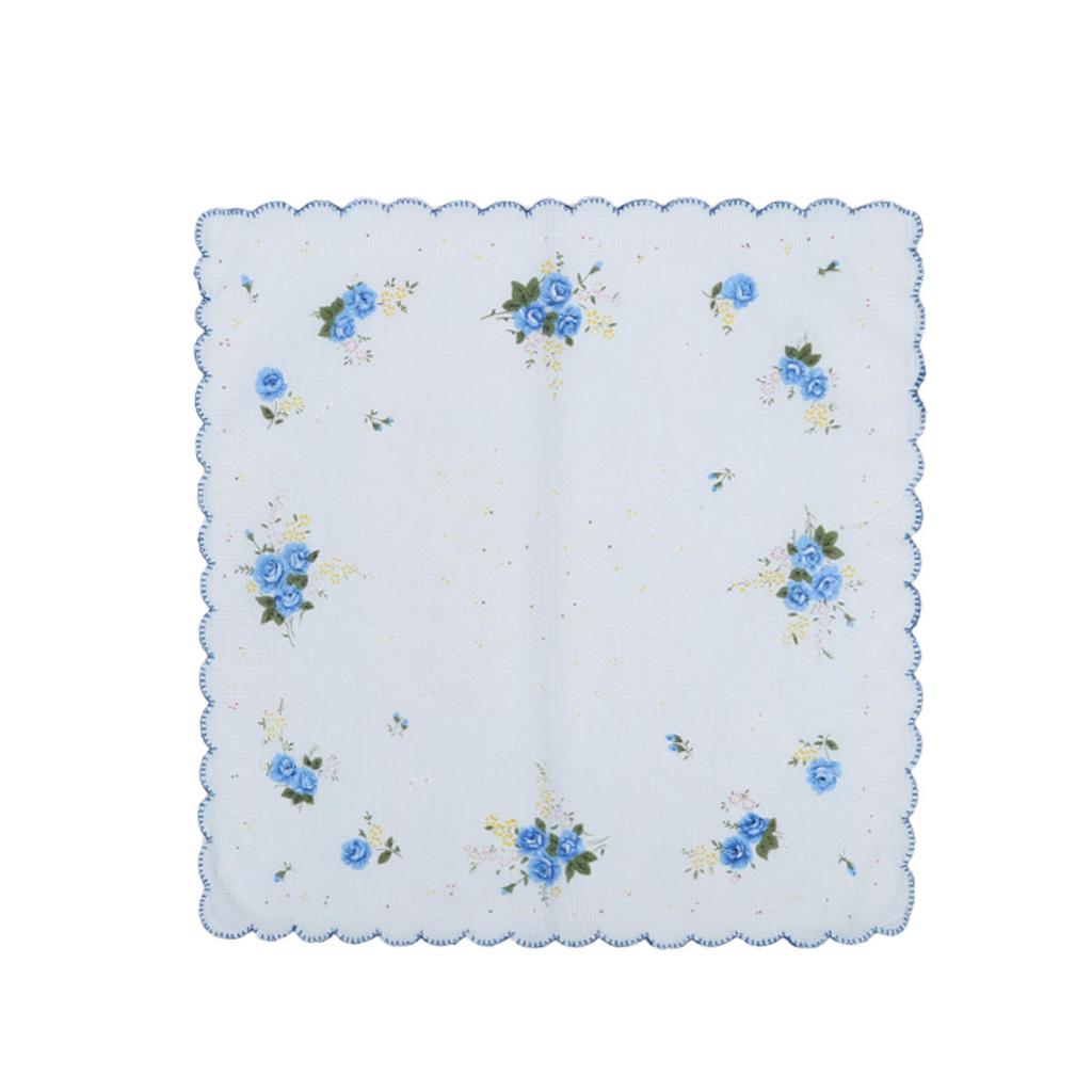 3 шт. Цветочные носовые платки полотенца 30*29 см элегантный винтажный классический хлопковый носовой платок летний портативный женский повседневный полотенце для рук