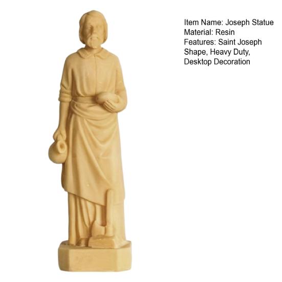 Saint Joseph Statue Carpenter Joseph House Selling Blessing Resin Figurine Sculpture Father of Jesus Desktop Decoration Ornament Gift