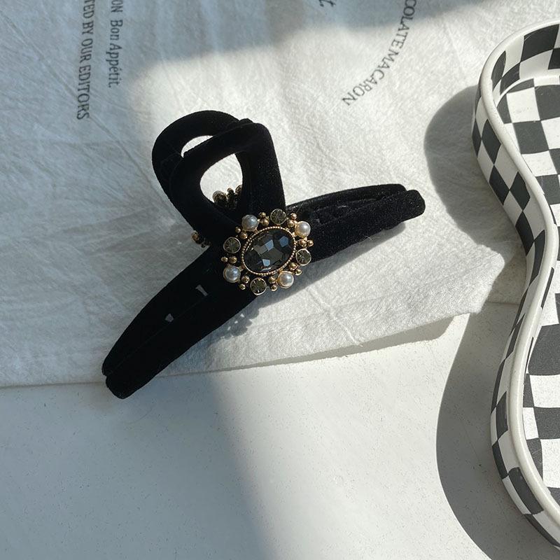 Барочные хрустальные заколки для волос, украшения для женщин, китайский бутик, головной убор, роскошные украшения для волос ручной работы с драгоценными камнями, заколки