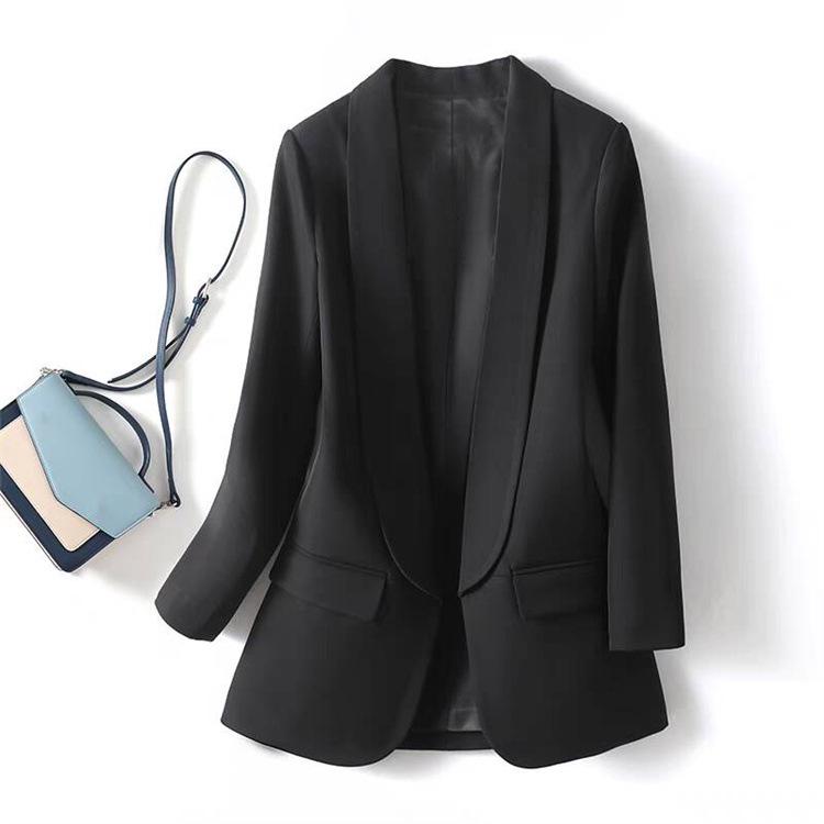 Женский блейзер в корейском стиле 2024: Модный британский повседневный костюмный набор для весны