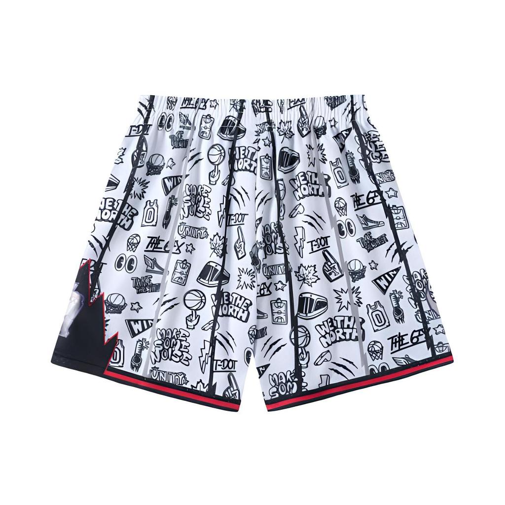 Mitchell & Ness Баскетбольные шорты мужские Белые PFSW1267-TRA98PPPPTWH