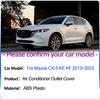 For Mazda CX-5 CX5 KE KF CX 5 2013~2024 Air Outlet Cover Car Under Rear Seat Conditioner Vent Grille Exhaust Interior Accessorie