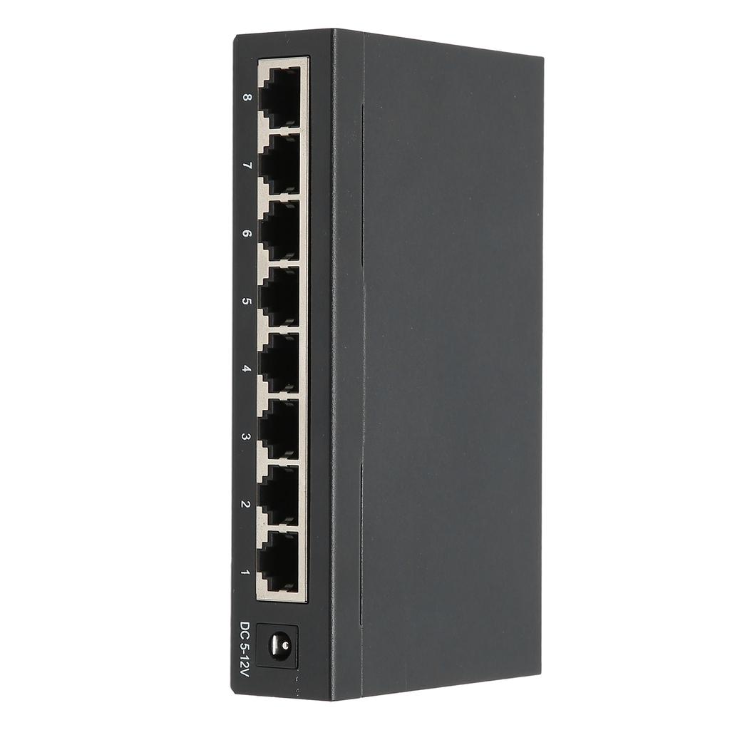8-портовый гигабитный Ethernet-коммутатор TBCS5008E Plug Play, стабильный, прочный компьютер из алюминиевого сплава