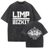 Графическая футболка в стиле Limp Bizkit Ну-металл Винтаж Хлопок Гранж Футболка группы S-3XL