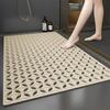 Easy Clean Waterproof Mat Non-Slip Bath Mat Anti Fall Bathroom Floor Mat Household Bathroom Toilet Area Mat Shower Foot Mats