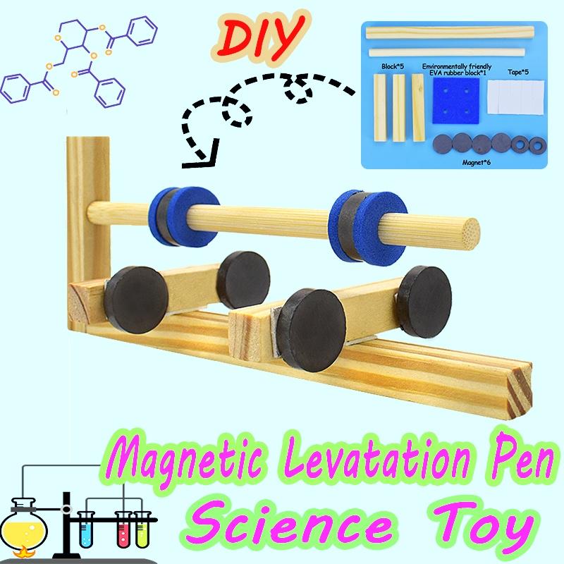 Левитационная ручка Модель Набор игрушек для мальчиков Образовательный Исследовательский Физический Научный Эксперимент Сборка Игрушка Улучшает IQ Способность Мыслить