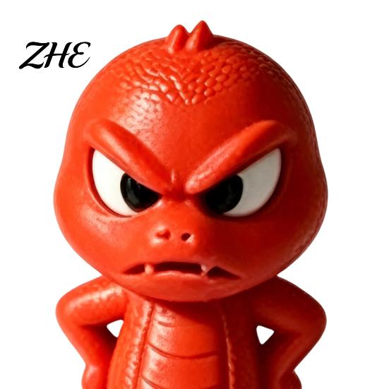 Collectibles for Desk 3D Printed Snake Ornament, Cartoon Angry Little Figurine, Cute Animal Figure Durable PLA Desktop Decoration Home Office Display