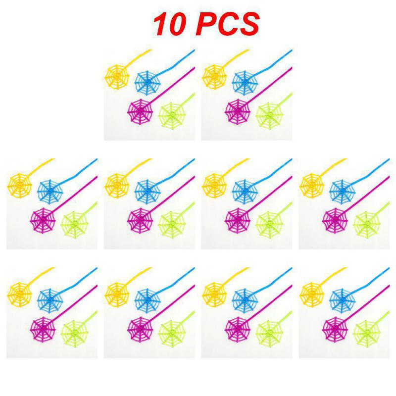 10 шт. забавная детская вечеринка по случаю дня рождения, мини-липкая игрушка-паутина, подарочный пакет, наполнитель для пиньяты, товары для карнавала на Хэллоуин