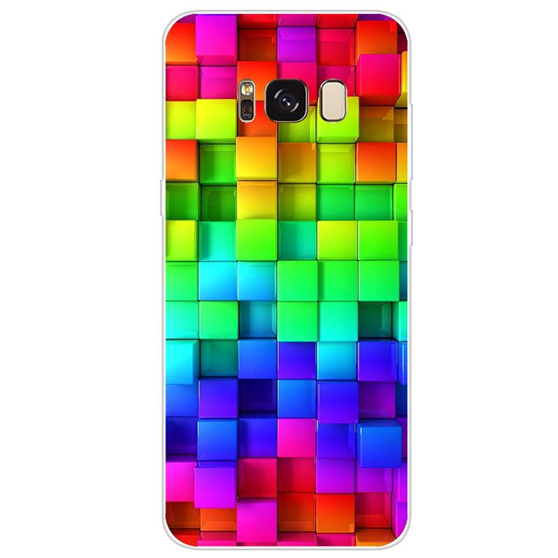 Чехол для Samsung Galaxy S8 Plus, силиконовый чехол, милый мягкий чехол из ТПУ для Samsung Galaxy S8 S 8 Plus, чехол-бампер для телефона S8Plus Coque