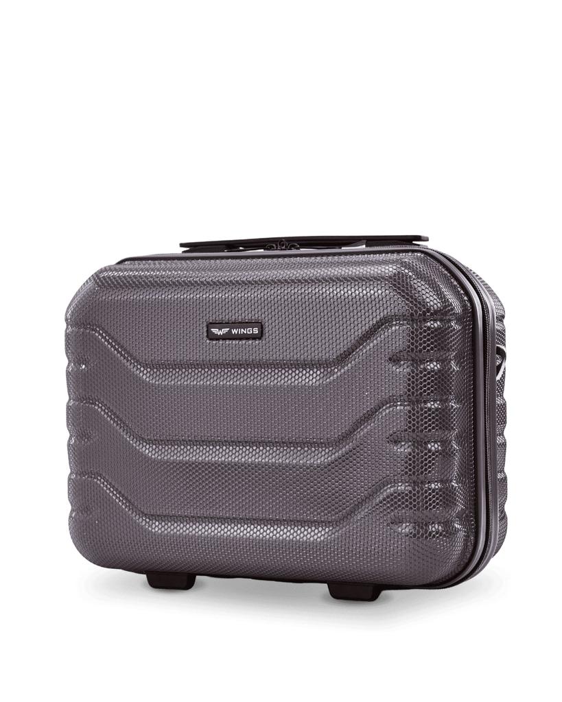 Wings Crake Travel Case Cosmetic Bag 14" Dark Grey
