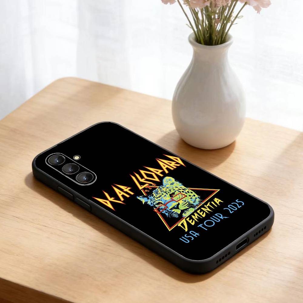 Популярная рок-группа D-Def leppard Чехол для телефона Samsung Galaxy A73,A21s,A22,A31,A52,A53,A71,A41 Мягкий черный корпус