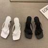 High Heel Niche Cool Slippers Fairy Shoes New Outer Wear Toe Fashion Stiletto Sandals