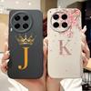Чехол для Tecno Camon 30 CL6 CL6k Милый чехол с буквами и короной Ударопрочный чехол для телефона Для Tecno Camon 30 Premier Camon30 5G Мягкий чехол